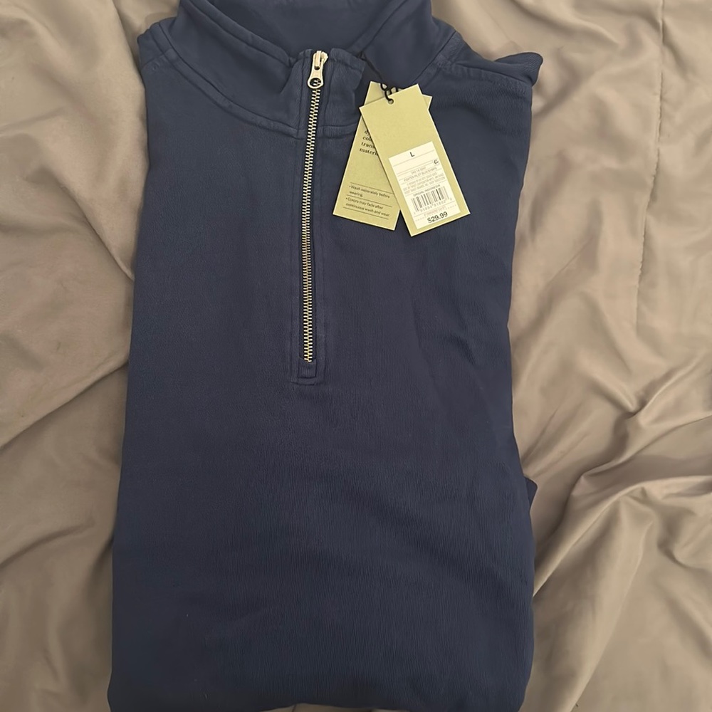 Men| Goodfellow Quarter Zip Navy Blue